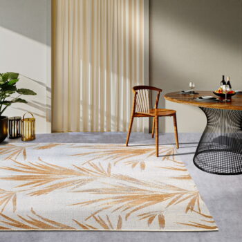 Biely/v zlatej farbe vonkajší koberec 200x285 cm Leonie – Villeroy&Boch - Image 2