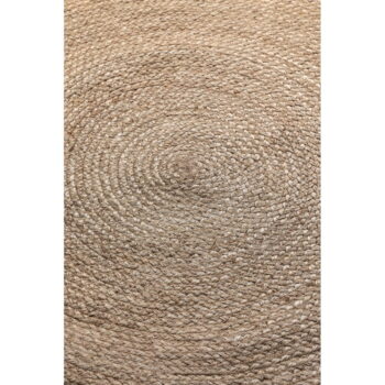 Obojstranný jutový okrúhly koberec v prírodnej farbe ø 200 cm Braided Grey – Hanse Home - Image 6