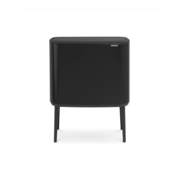 Matne čierny dotykový oceľový odpadkový kôš na triedený odpad 33 l Bo Touch Bin – Brabantia – Obrázok 6