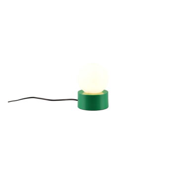 Zelená stolová lampa so skleneným tienidlom (výška 17 cm) Countess – Trio – Obrázok 4