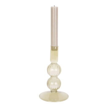Zelený sklenený svietnik PT LIVING Swirl Bubbles – Obrázok 2