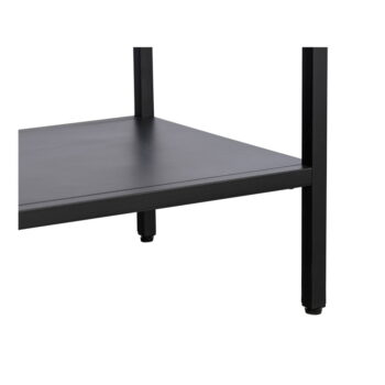 Čierna kovová vitrína 90x160 cm Carmel – Unique Furniture – Obrázok 7