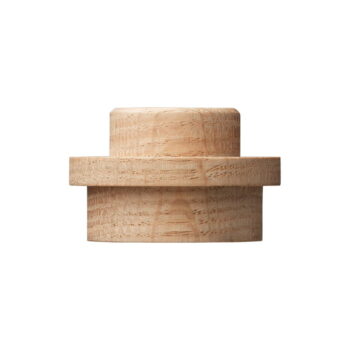 Súprava 3 nástenných háčikov z dubového dreva LEGO® Wood - Image 5