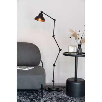 Okrúhly odkladací stolík so sklenenou doskou ø 40 cm Milo – White Label - Image 9