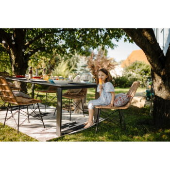Sivý záhradný stôl pre 8 osôb Bonami Selection Strong, 210 x 100 cm – Obrázok 7