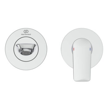 Umývadlová podomietková batéria v lesklo striebornej farbe Connect Air – Ideal Standard - Image 3