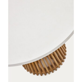 Okrúhly záhradný jedálenský stôl ø 90 cm Alcaufar – Kave Home - Image 4