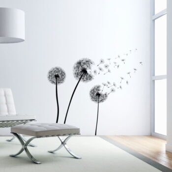 Sada samolepiek na stenu Ambiance Flying Dandelions – Obrázok 3