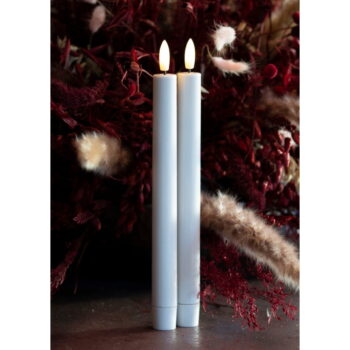 LED sviečky v súprave 2 ks (výška 25 cm) Sille Tall Rechargeable – Sirius - Image 2