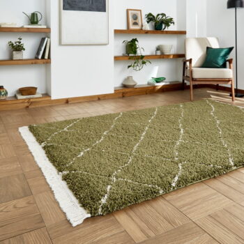 Zelený koberec 120x170 cm Boho – Think Rugs - Image 5