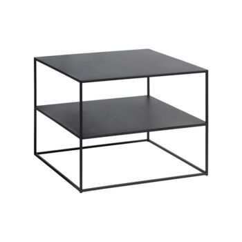 Čierny kovový konferenčný stolík 65x65 cm Pebble – Unique Furniture - Image 2
