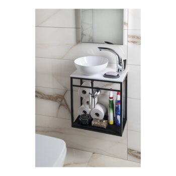 Biele keramické okrúhle umývadlo ø 28 cm Aster – Sapho - Image 4