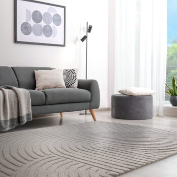 Svetlosivý vlnený koberec 200x290 cm Hague – Asiatic Carpets - Image 2