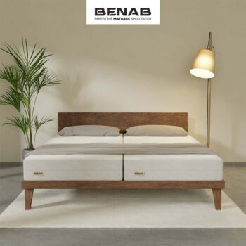 Tvrdý/stredne tvrdý penový obojstranný matrac 80x200 cm Visco Comfort – BENAB - Image 4