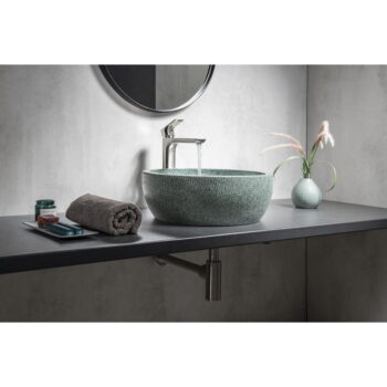 Zelené keramické okrúhle umývadlo ø 42 cm Priori – Sapho - Image 4