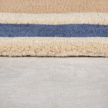 Modro-oranžový ručne tkaný vlnený koberec 120x170 cm Retro Blocks – Flair Rugs - Image 5