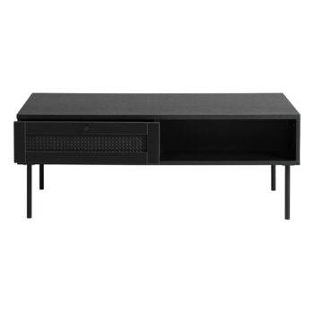 Čierny konferenčný stolík 60x110 cm Pensacola – Unique Furniture