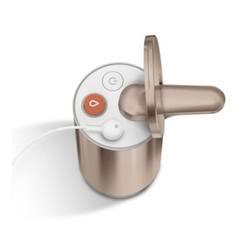 Automatický oceľový dávkovač mydla v zlatej farbe 266 ml - simplehuman - Image 6