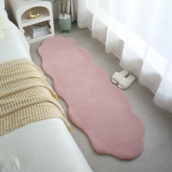 Svetloružová syntetická kožušina 60x180 cm Caty – Ayyildiz Carpets – Obrázok 2