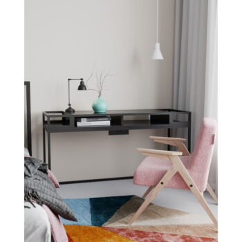 Čierne závesné svietidlo s kovovým tienidlom ø 38 cm Freja – CustomForm - Image 7