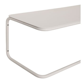 Biely kovový nástenný vešiak s poličkou Welcome – Hübsch – Obrázok 2