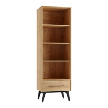 Detská knižnica v dekore buka v prírodnej farbe 65x200 cm Retro – Pinio – Obrázok 2