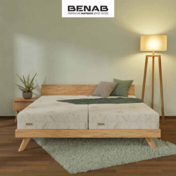 Tvrdý/stredne tvrdý penový obojstranný matrac 160x200 cm BonHarmony HR BIO - BENAB - Image 4