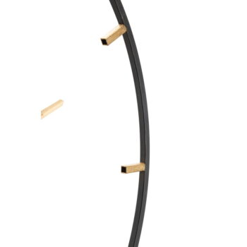 Čierne nástenné hodiny s detailmi v zlatej farbe Mauro Ferretti Goldy, ø 60 cm - Image 5