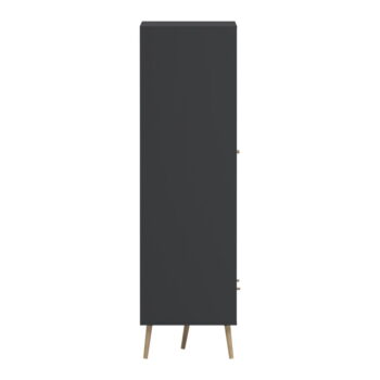 Antracitová šatníková skriňa 99x200 cm Bodo – Tvilum - Image 10
