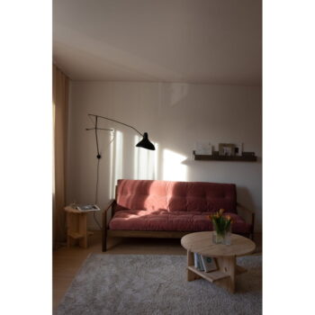 Ružová rozkladacia pohovka 205 cm Knob – Karup Design - Image 2