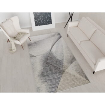 Modrý/svetlosivý prateľný koberec 120x180 cm – Vitaus - Image 2