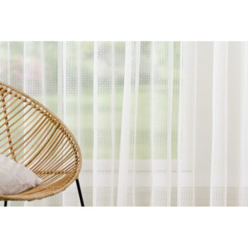 Biela záclona 400x260 cm Agra – Mendola Fabrics - Image 3