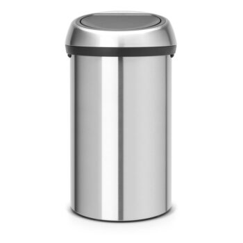 Dotykový oceľový odpadkový kôš v matne striebornej farbe 60 l Touch Bin – Brabantia - Image 2