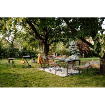 Sivý záhradný stôl pre 8 osôb Bonami Selection Strong, 210 x 100 cm – Obrázok 9