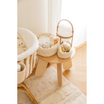 Krémové látkové detské úložné boxy v súprave 2 ks ø 30x20 cm Bambia Natural – Lorena Canals - Image 11