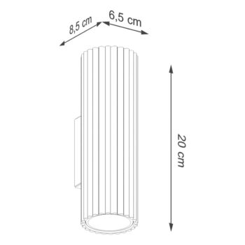 Nástenné svietidlo v zlatej farbe Gleam – Nice Lamps - Image 10