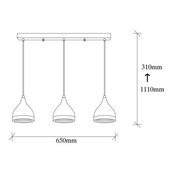 Závesné svietidlo v čierno-medenej farbe s kovovým tienidlom Yildo – Opviq lights – Obrázok 5