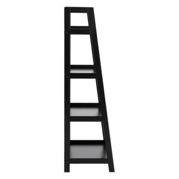 Čierny regál Actona Wally, výška 130 cm – Obrázok 3