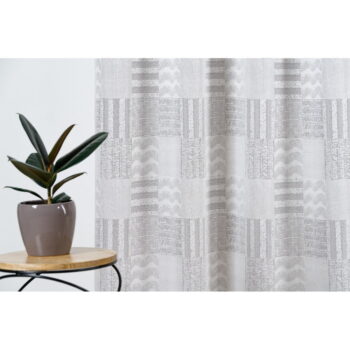 Svetlosivý záves 140x245 cm Navona – Mendola Fabrics - Image 3