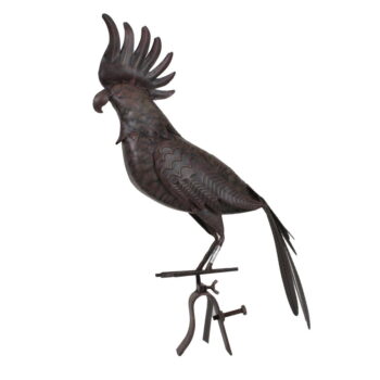 Kovová záhradná dekorácia Cockatoo Philipp – Garden Pleasure – Obrázok 3