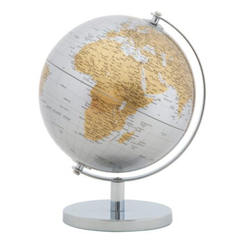 Stolová dekorácia v strieborno-zlatej farbe Mauro Ferretti Globe, výška 28 cm – Obrázok 3