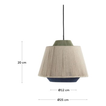 Stropné svietidlo ø 25 cm Yuvia - Kave Home - Image 5