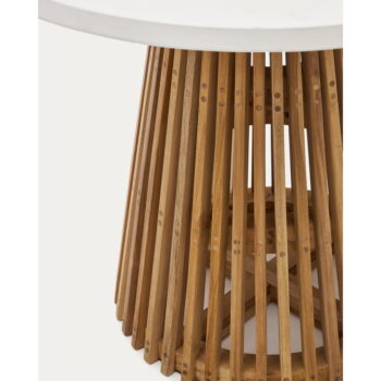 Okrúhly záhradný jedálenský stôl ø 90 cm Alcaufar – Kave Home - Image 6