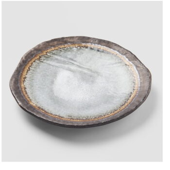 Sivý keramický tanier MIJ Akane, ø 27 cm - Image 4