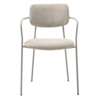 Krémovobiela jedálenská stolička Zama – Unique Furniture - Image 4