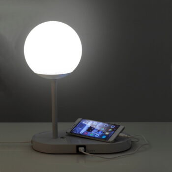 Biela LED stolová lampa (výška  33 cm) Pogo – Tomasucci - Image 2