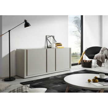 Biely konferenčný stolík Kave Home Solid, Ø 90 cm - Image 3