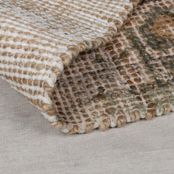 Kaki ručne tkaný koberec s prímesou juty 160x230 cm Selena Jute Traditional – Flair Rugs - Image 3