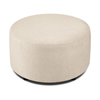 Béžový zamatový puf Mazzini Sofas Debbie, ø 68 cm – Obrázok 2
