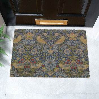 Rohožka z kokosového vlákna 40x60 cm William Morris Strawberry Thief – Artsy Doormats - Image 5